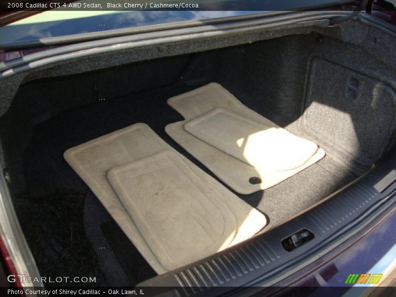 Black Cherry / Cashmere/Cocoa 2008 Cadillac CTS 4 AWD Sedan