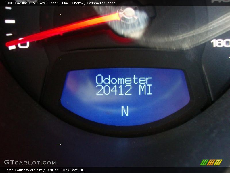 Black Cherry / Cashmere/Cocoa 2008 Cadillac CTS 4 AWD Sedan