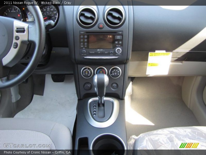 Wicked Black / Gray 2011 Nissan Rogue SV