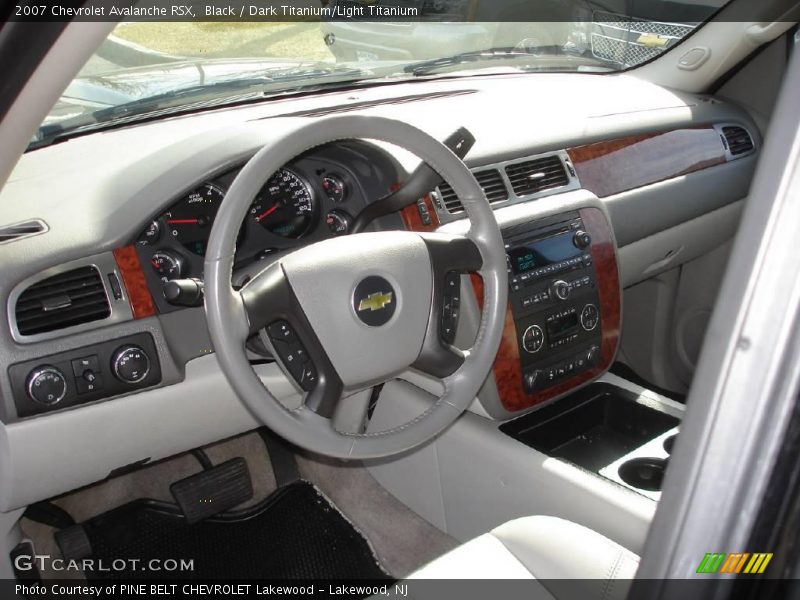 Black / Dark Titanium/Light Titanium 2007 Chevrolet Avalanche RSX