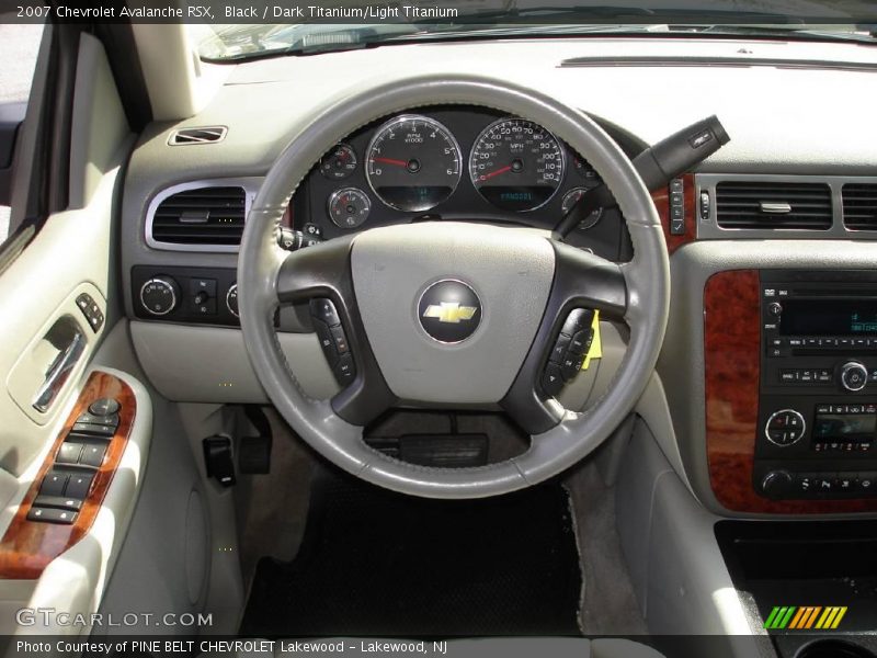 Black / Dark Titanium/Light Titanium 2007 Chevrolet Avalanche RSX