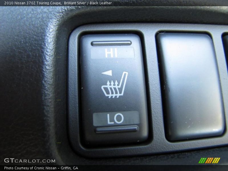 Brilliant Silver / Black Leather 2010 Nissan 370Z Touring Coupe