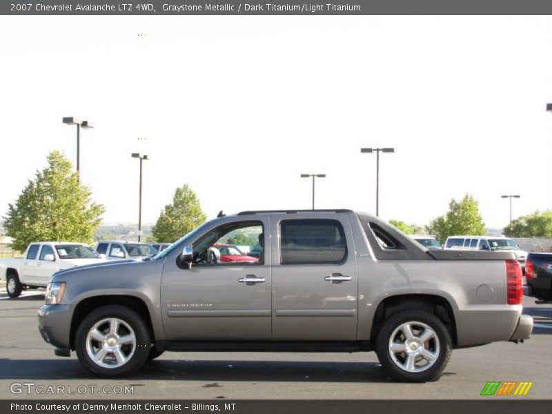 Graystone Metallic / Dark Titanium/Light Titanium 2007 Chevrolet Avalanche LTZ 4WD