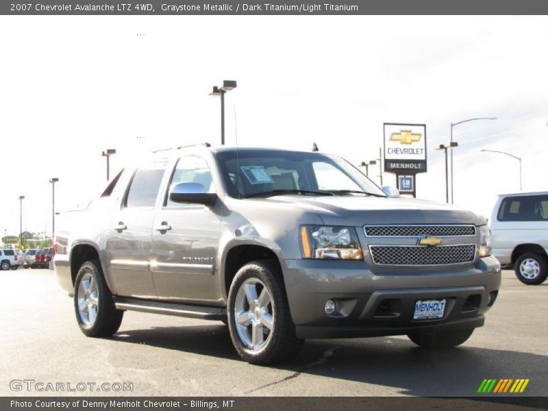 Graystone Metallic / Dark Titanium/Light Titanium 2007 Chevrolet Avalanche LTZ 4WD