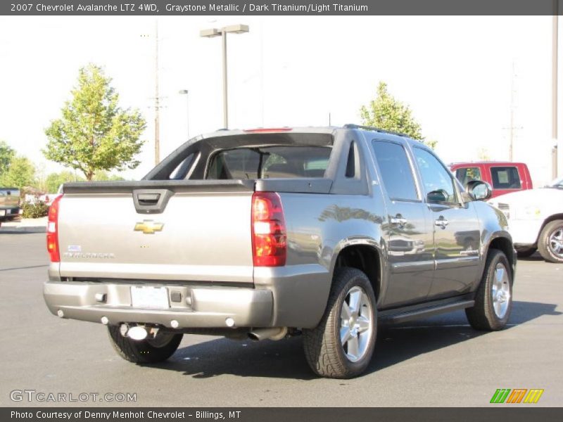 Graystone Metallic / Dark Titanium/Light Titanium 2007 Chevrolet Avalanche LTZ 4WD