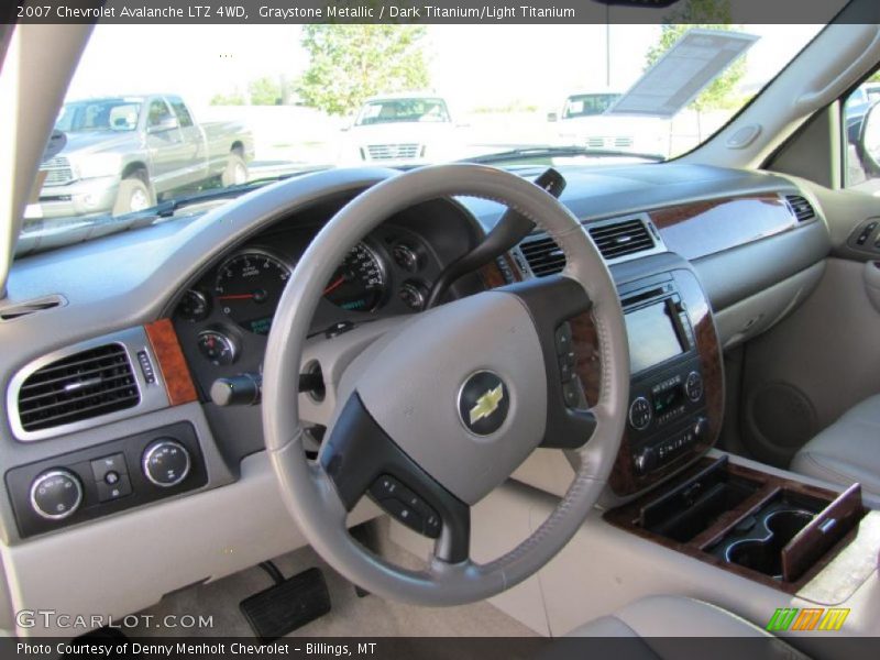 Graystone Metallic / Dark Titanium/Light Titanium 2007 Chevrolet Avalanche LTZ 4WD