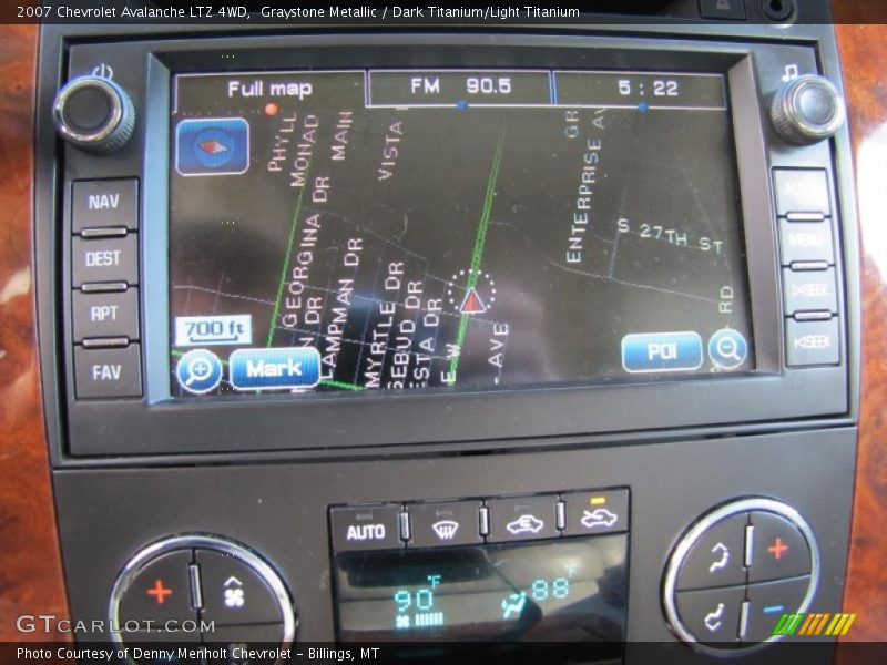 Graystone Metallic / Dark Titanium/Light Titanium 2007 Chevrolet Avalanche LTZ 4WD