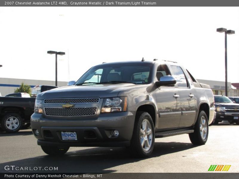 Graystone Metallic / Dark Titanium/Light Titanium 2007 Chevrolet Avalanche LTZ 4WD
