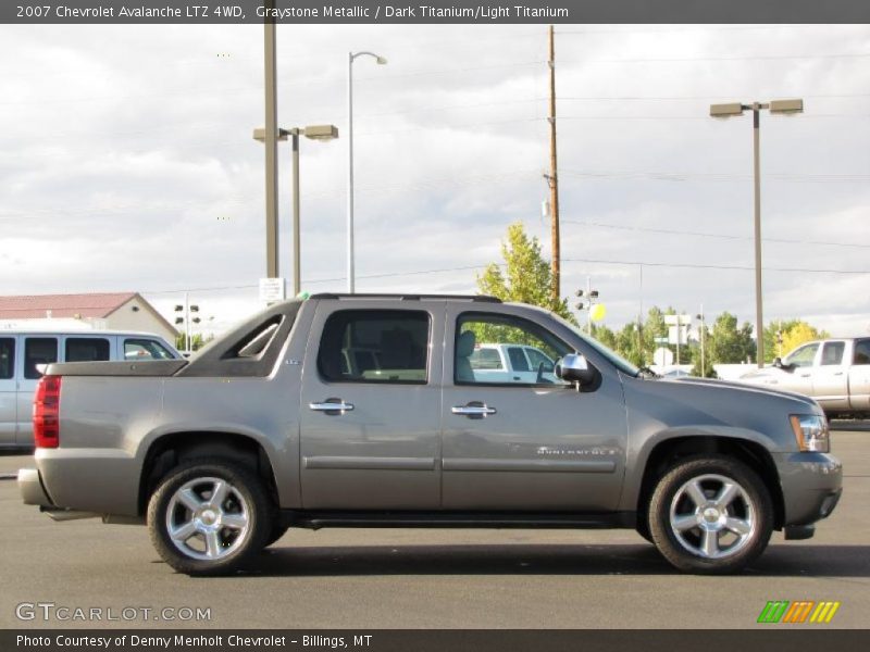 Graystone Metallic / Dark Titanium/Light Titanium 2007 Chevrolet Avalanche LTZ 4WD