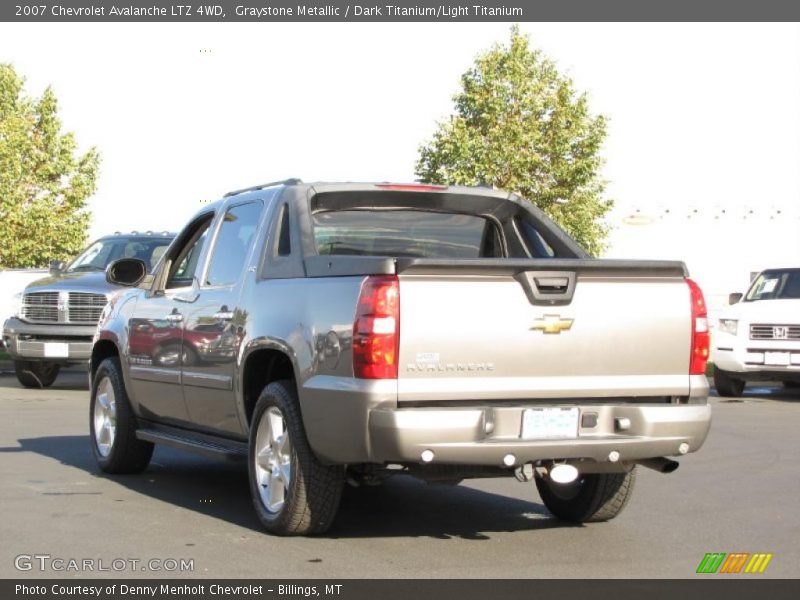 Graystone Metallic / Dark Titanium/Light Titanium 2007 Chevrolet Avalanche LTZ 4WD
