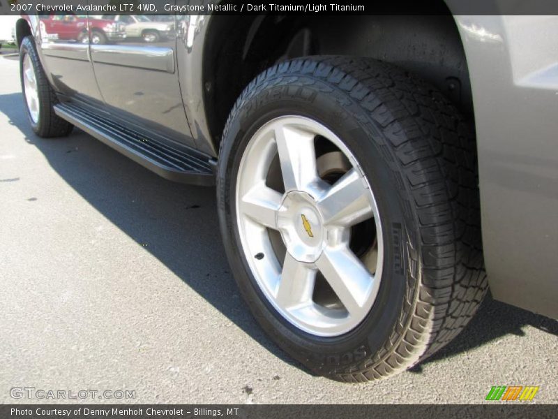 Graystone Metallic / Dark Titanium/Light Titanium 2007 Chevrolet Avalanche LTZ 4WD
