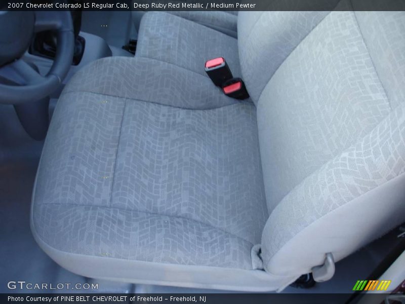 Deep Ruby Red Metallic / Medium Pewter 2007 Chevrolet Colorado LS Regular Cab