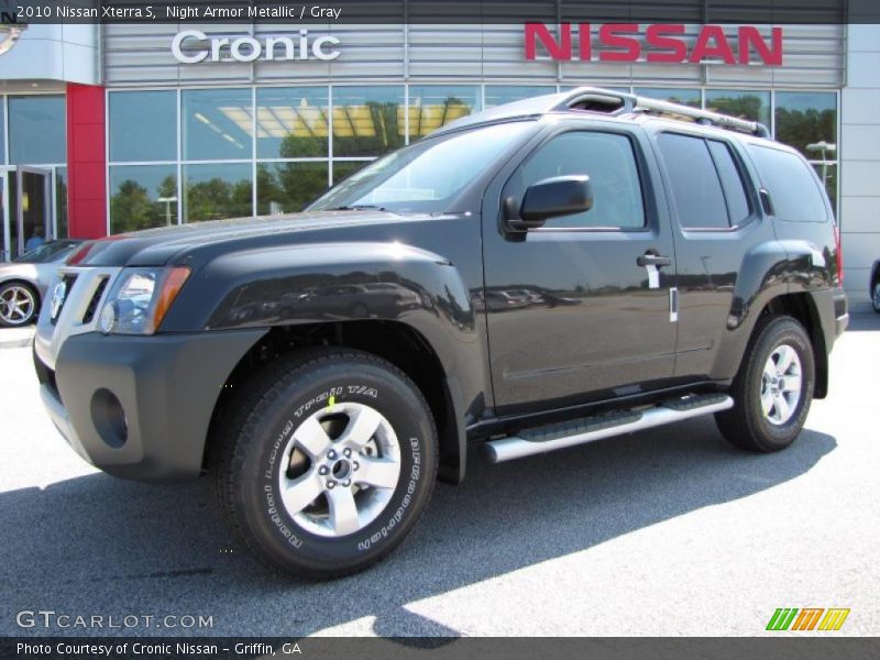 Night Armor Metallic / Gray 2010 Nissan Xterra S