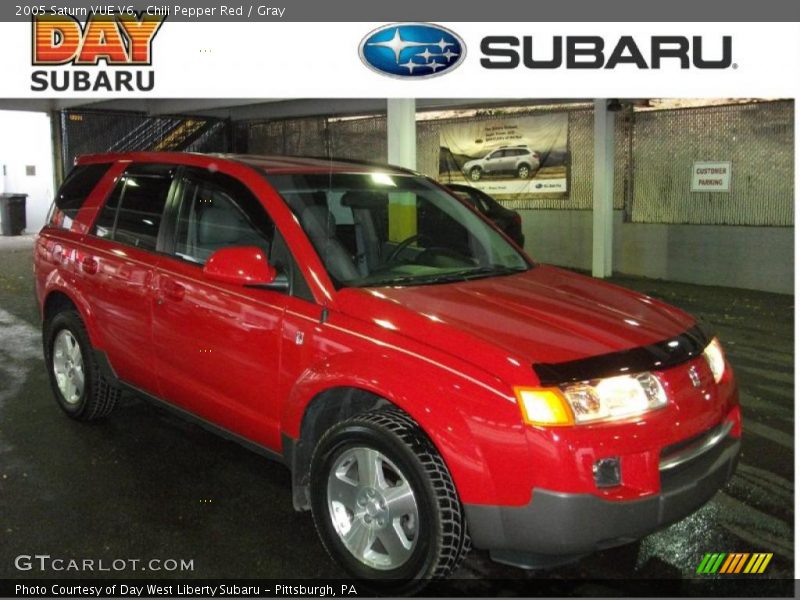 Chili Pepper Red / Gray 2005 Saturn VUE V6