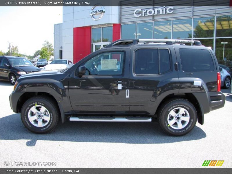 Night Armor Metallic / Gray 2010 Nissan Xterra S
