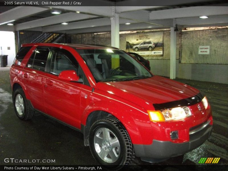 Chili Pepper Red / Gray 2005 Saturn VUE V6
