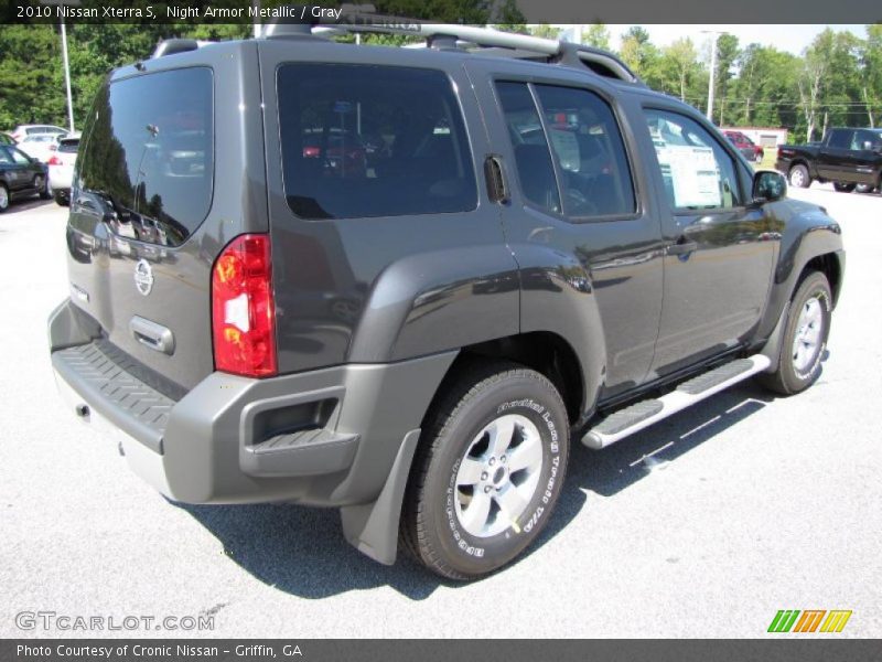Night Armor Metallic / Gray 2010 Nissan Xterra S