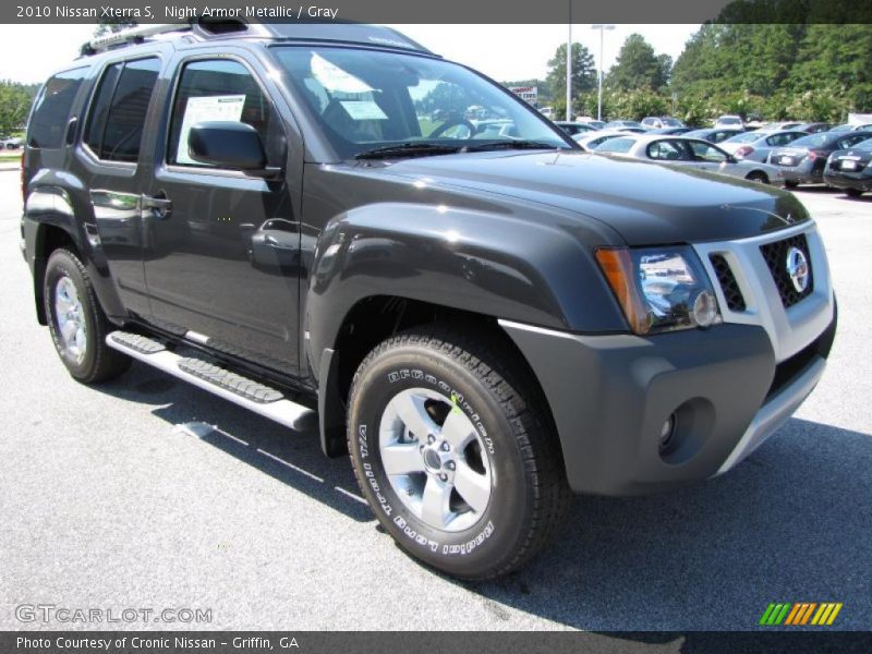 Night Armor Metallic / Gray 2010 Nissan Xterra S