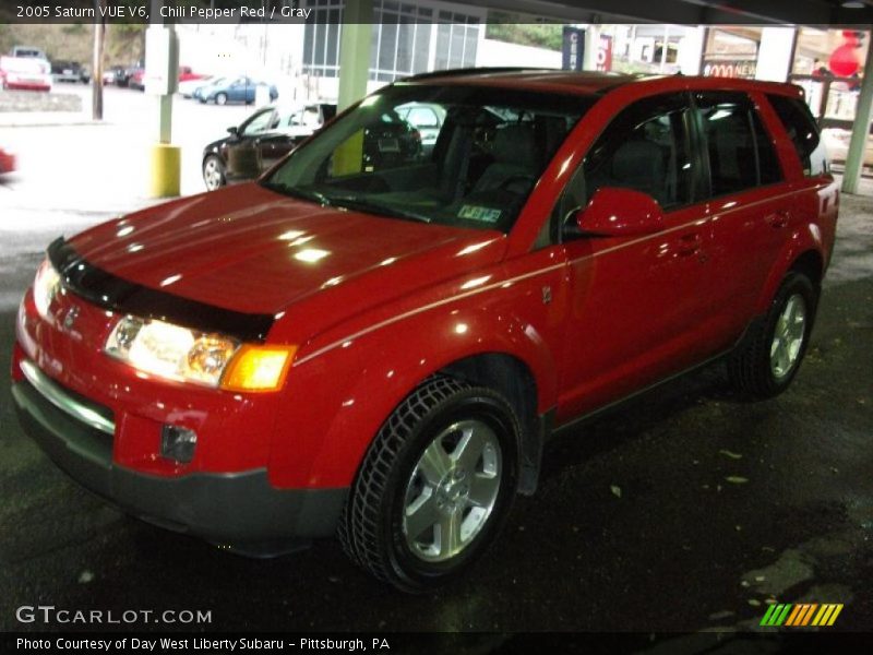Chili Pepper Red / Gray 2005 Saturn VUE V6