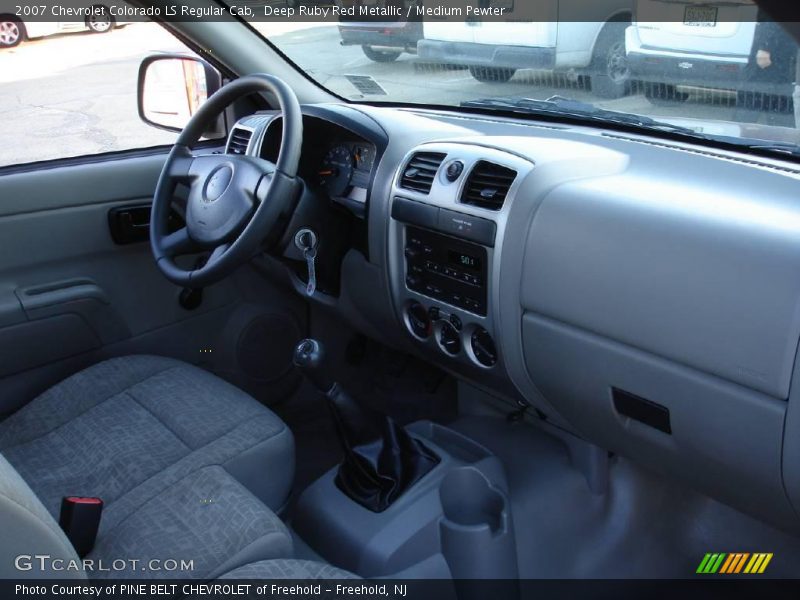 Deep Ruby Red Metallic / Medium Pewter 2007 Chevrolet Colorado LS Regular Cab
