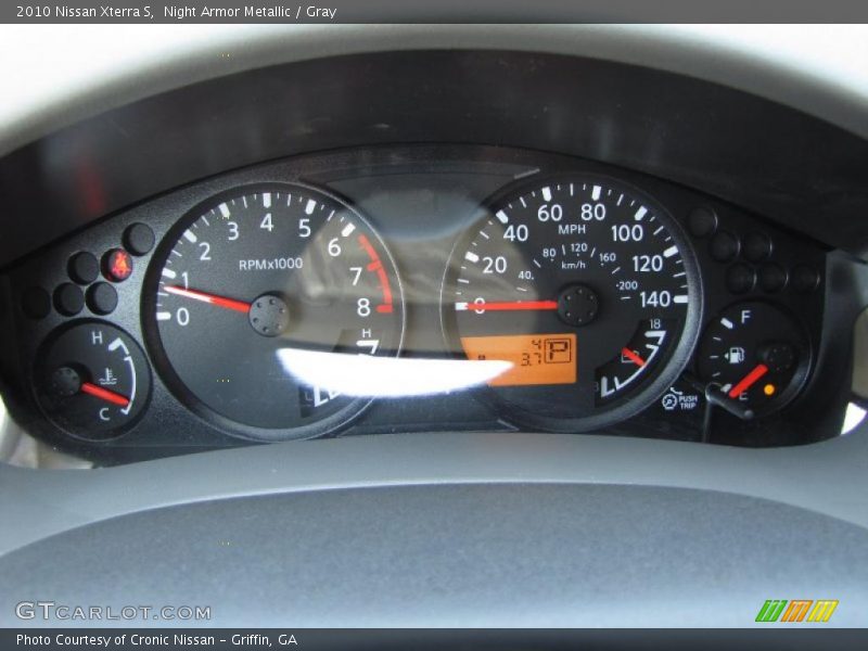 Night Armor Metallic / Gray 2010 Nissan Xterra S