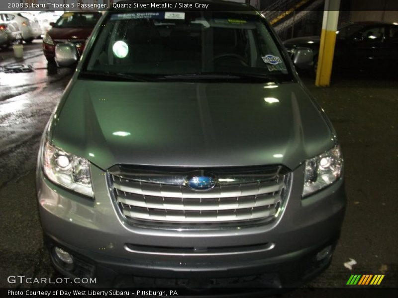 Quartz Silver Metallic / Slate Gray 2008 Subaru Tribeca 5 Passenger