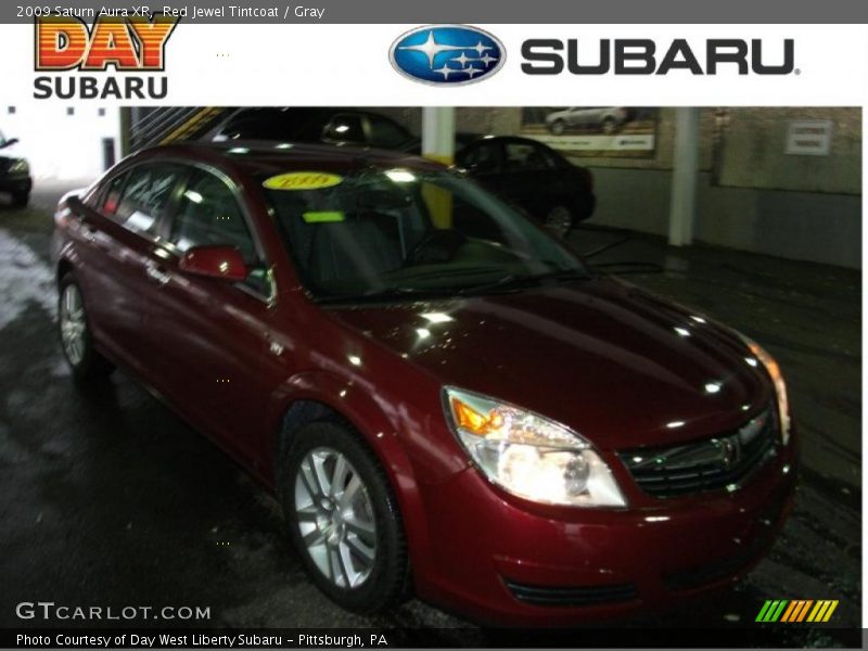 Red Jewel Tintcoat / Gray 2009 Saturn Aura XR