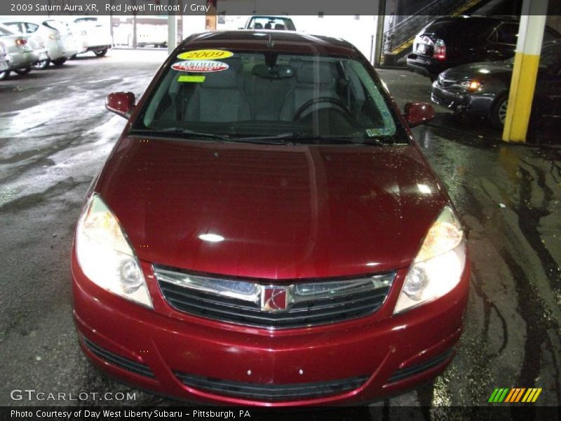 Red Jewel Tintcoat / Gray 2009 Saturn Aura XR