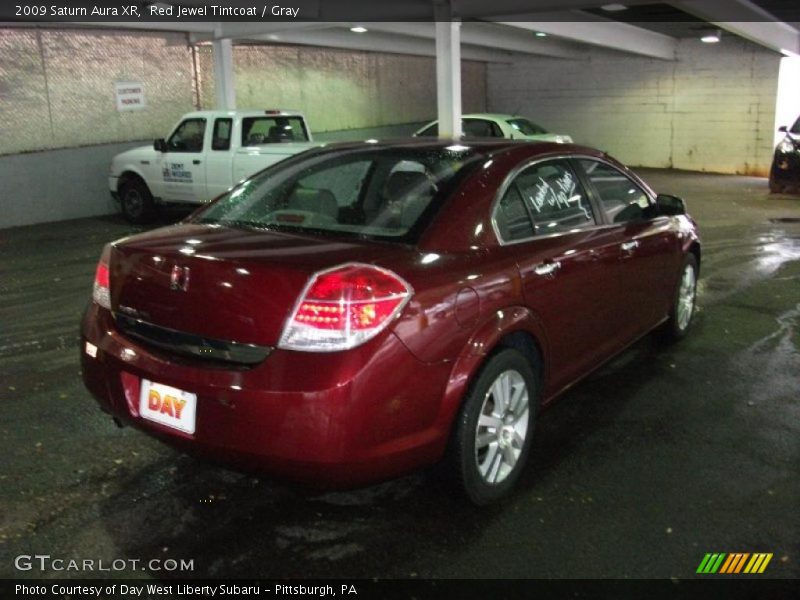 Red Jewel Tintcoat / Gray 2009 Saturn Aura XR