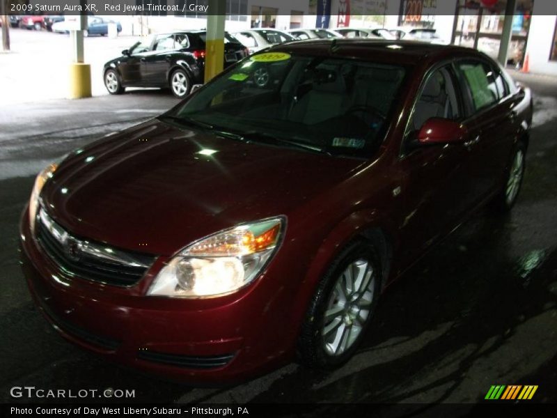 Red Jewel Tintcoat / Gray 2009 Saturn Aura XR