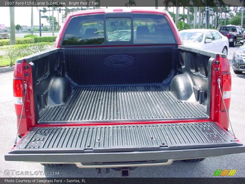 Bright Red / Tan 2007 Ford F150 Lariat SuperCrew