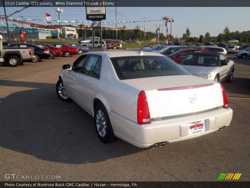 White Diamond Tri-coat / Ebony 2010 Cadillac DTS Luxury