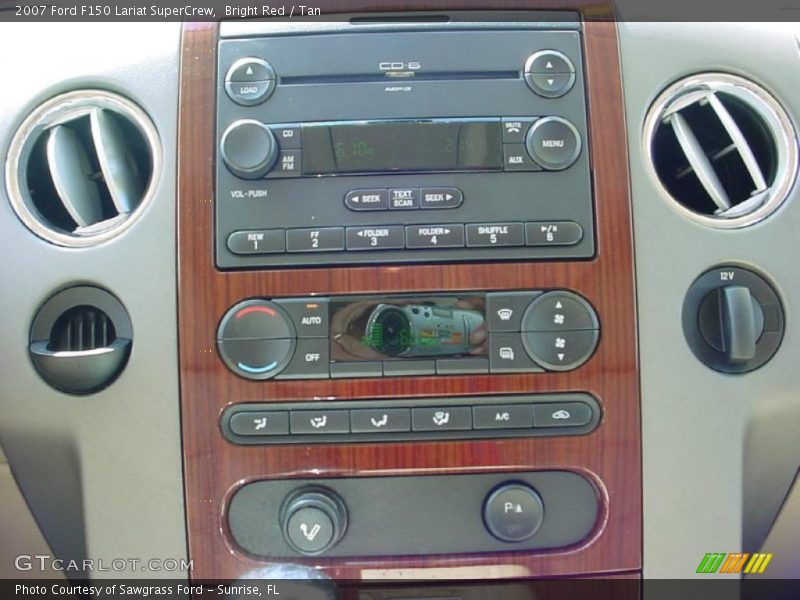 Bright Red / Tan 2007 Ford F150 Lariat SuperCrew