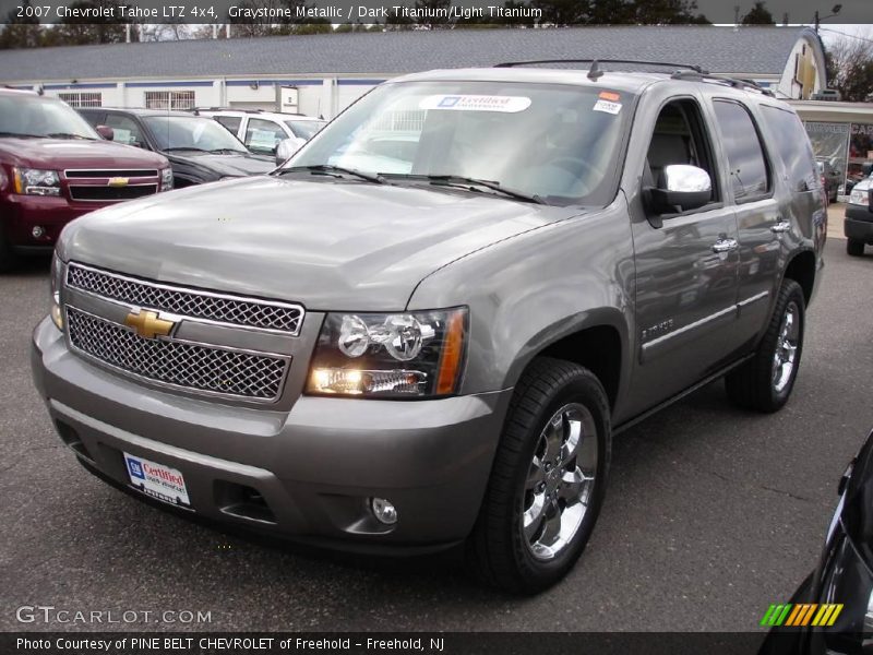 Graystone Metallic / Dark Titanium/Light Titanium 2007 Chevrolet Tahoe LTZ 4x4