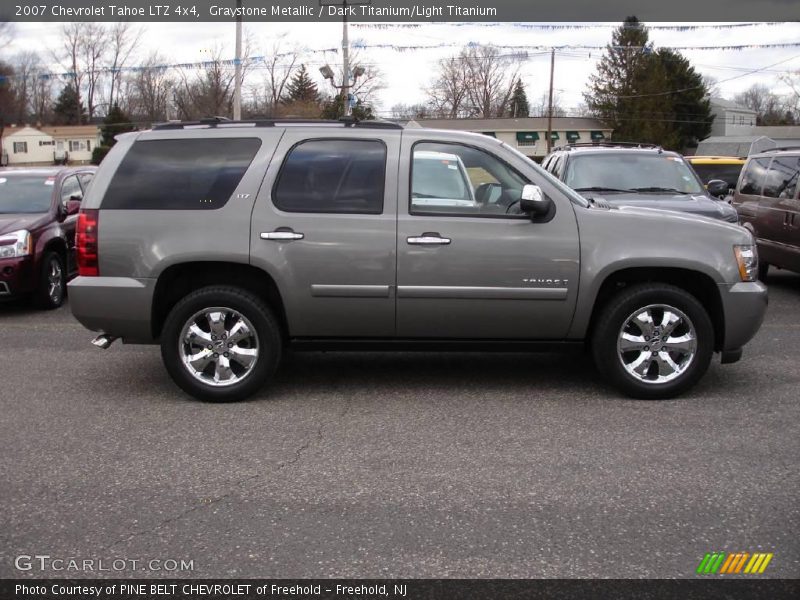 Graystone Metallic / Dark Titanium/Light Titanium 2007 Chevrolet Tahoe LTZ 4x4