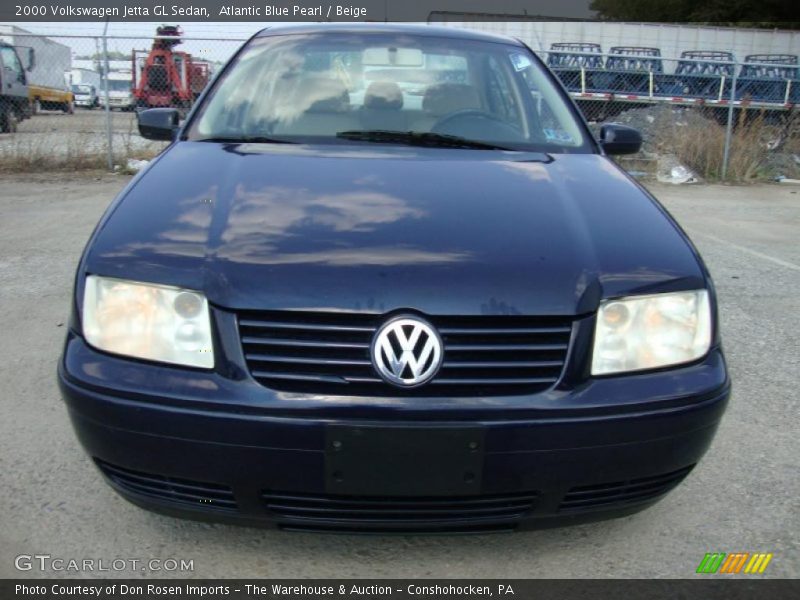 Atlantic Blue Pearl / Beige 2000 Volkswagen Jetta GL Sedan