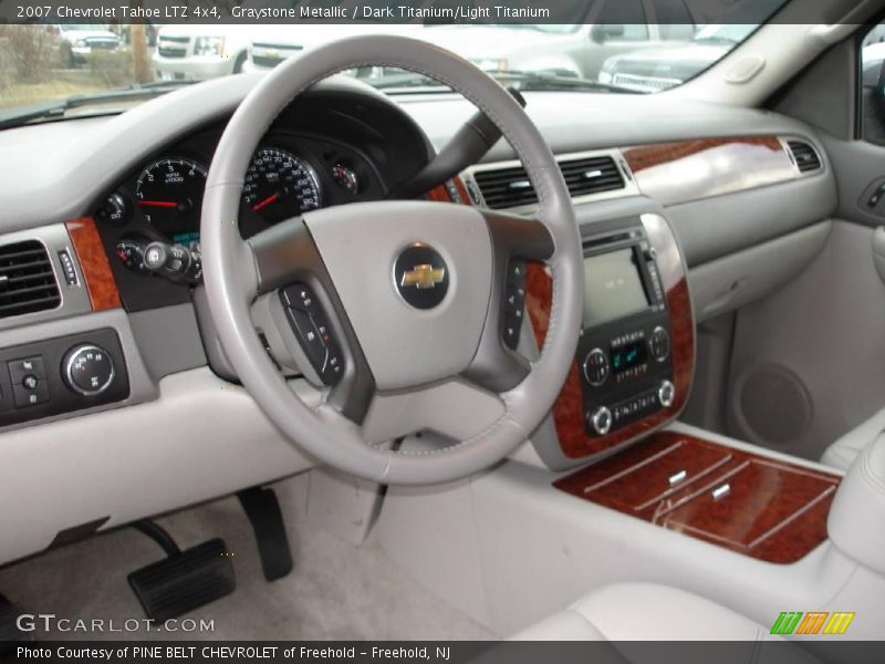 Graystone Metallic / Dark Titanium/Light Titanium 2007 Chevrolet Tahoe LTZ 4x4