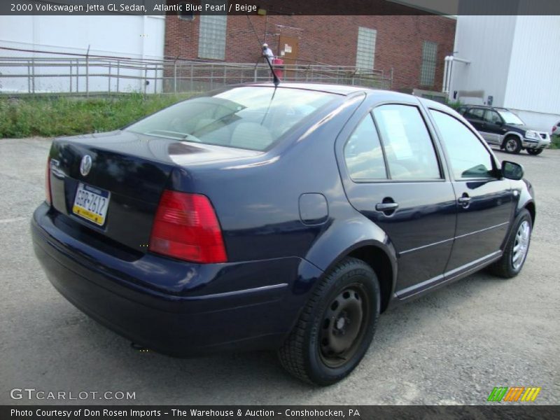 Atlantic Blue Pearl / Beige 2000 Volkswagen Jetta GL Sedan