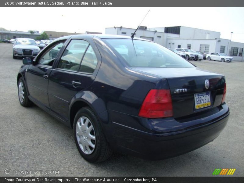 Atlantic Blue Pearl / Beige 2000 Volkswagen Jetta GL Sedan