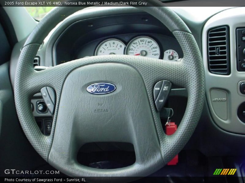 Norsea Blue Metallic / Medium/Dark Flint Grey 2005 Ford Escape XLT V6 4WD