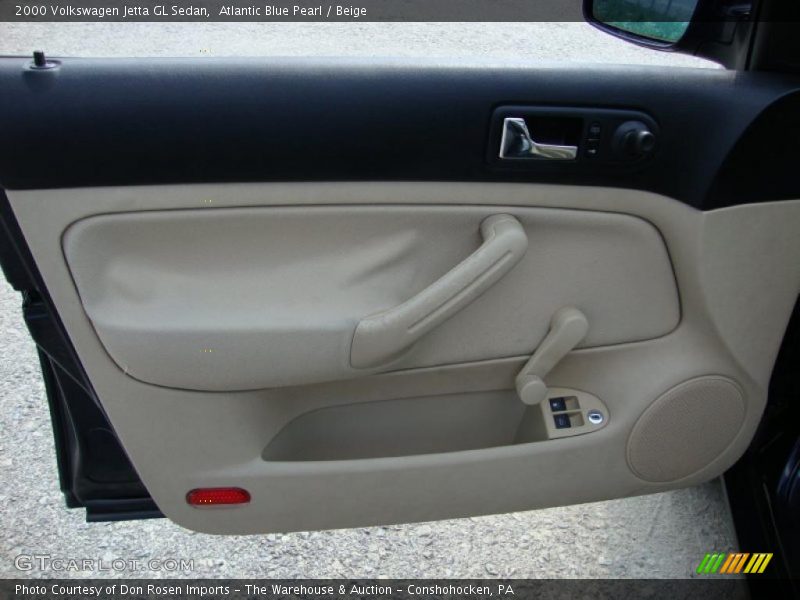 Atlantic Blue Pearl / Beige 2000 Volkswagen Jetta GL Sedan