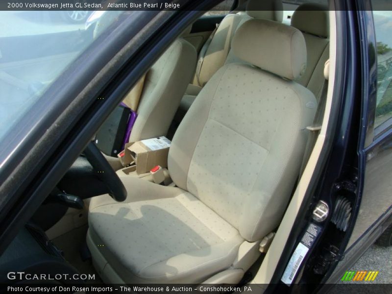 Atlantic Blue Pearl / Beige 2000 Volkswagen Jetta GL Sedan
