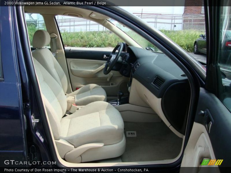 Atlantic Blue Pearl / Beige 2000 Volkswagen Jetta GL Sedan