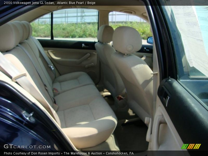 Atlantic Blue Pearl / Beige 2000 Volkswagen Jetta GL Sedan