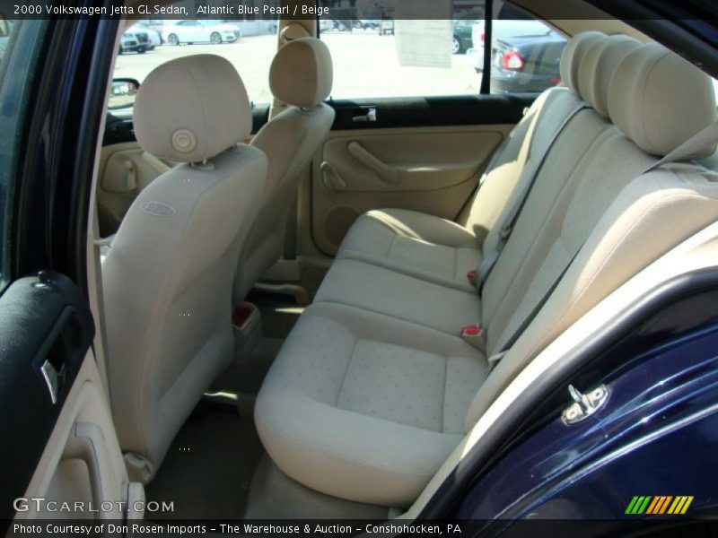 Atlantic Blue Pearl / Beige 2000 Volkswagen Jetta GL Sedan