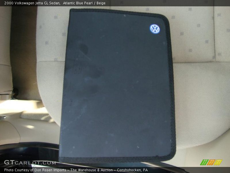 Atlantic Blue Pearl / Beige 2000 Volkswagen Jetta GL Sedan