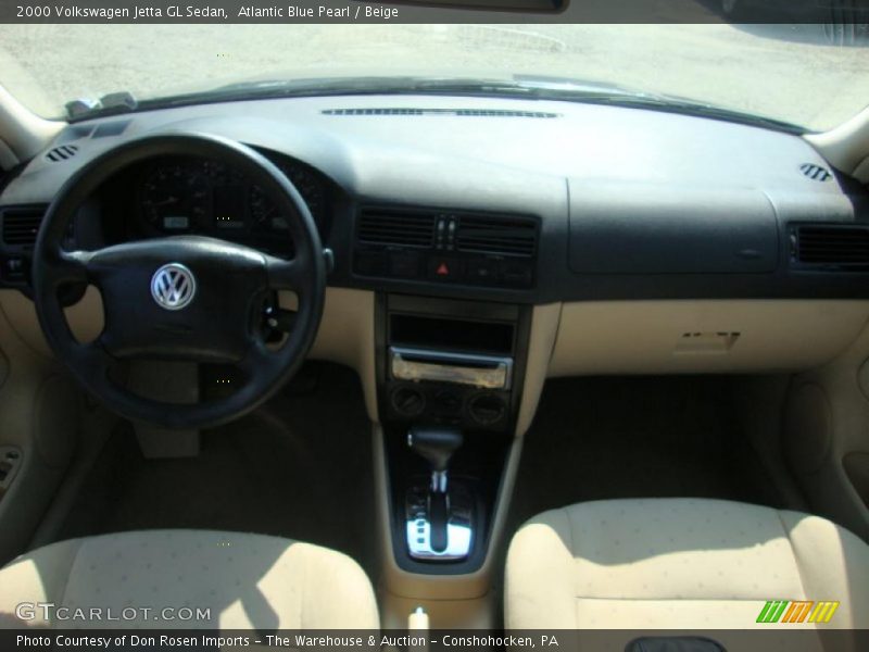 Atlantic Blue Pearl / Beige 2000 Volkswagen Jetta GL Sedan
