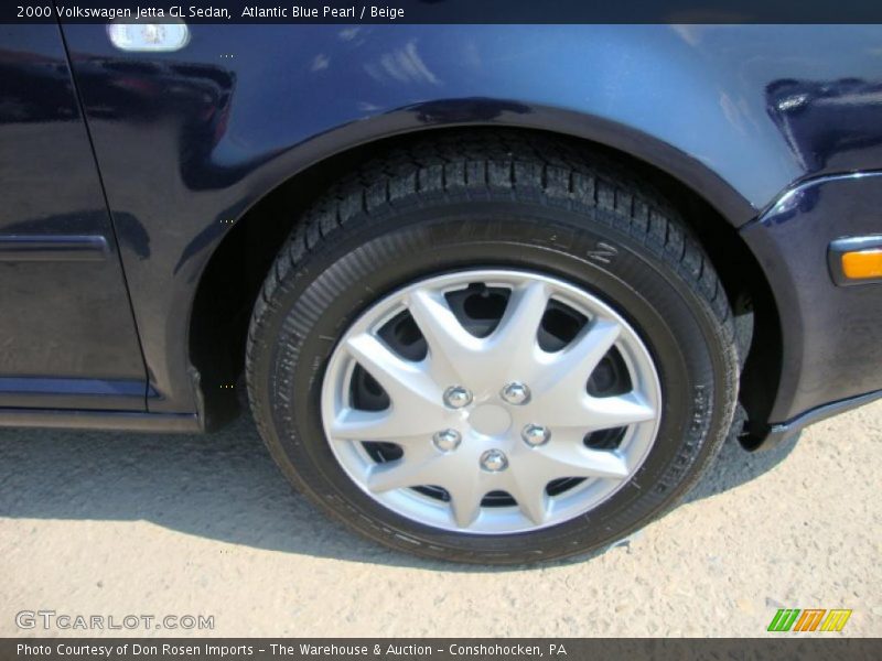 Atlantic Blue Pearl / Beige 2000 Volkswagen Jetta GL Sedan