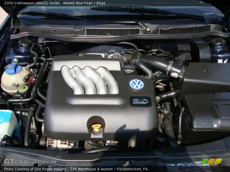 Atlantic Blue Pearl / Beige 2000 Volkswagen Jetta GL Sedan