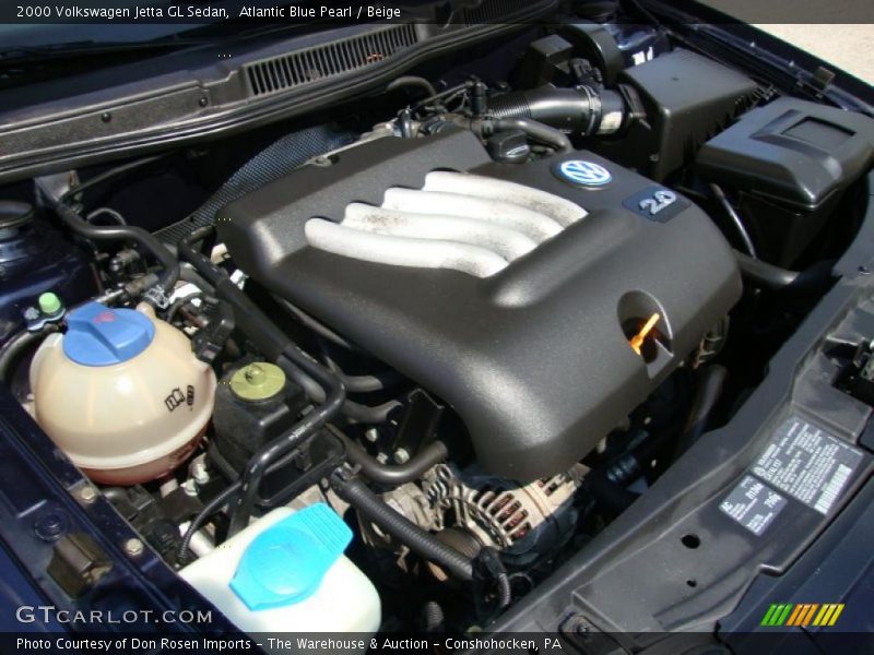 Atlantic Blue Pearl / Beige 2000 Volkswagen Jetta GL Sedan
